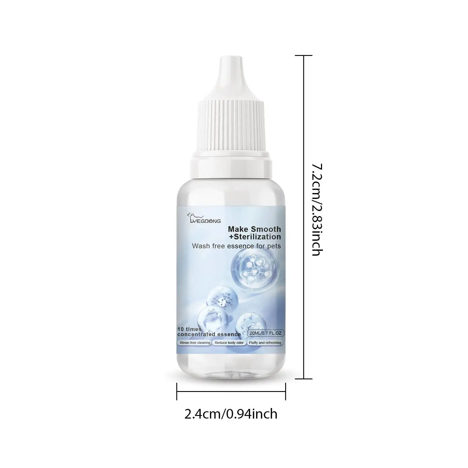 Pet Wash Free Essence Dog Body Wash Hair Softening Removing Dirts Mites Deodorizing Reduce Itching Moisturizing Puppy Shampoo WLP Company