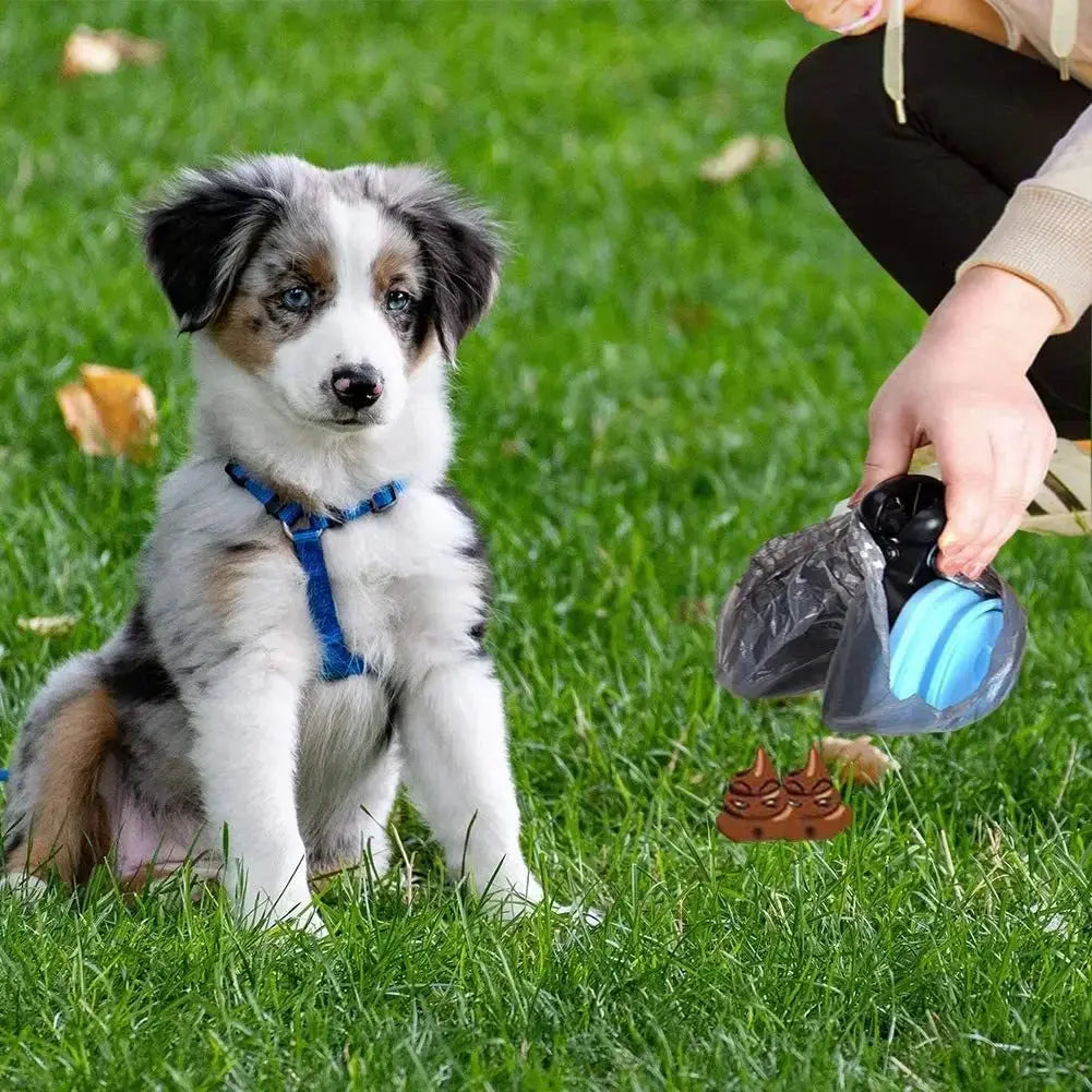 Foldable Pet Shovel with 1 Roll Compostable Bags for Dog WLP Company