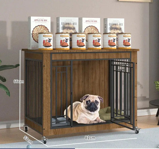 Heavy Duty Dog Cage Large Dogs Cage - High Strength Steel and Wood WLP Company