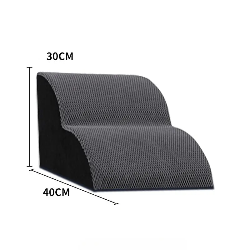 Pet 2/3 Step Dog Stair Cat Pet Ramp Ladder Washable Non Slip Removable Memory Foam Pet Products Ramp for Dog Pet Stairs for Dogs WLP Company