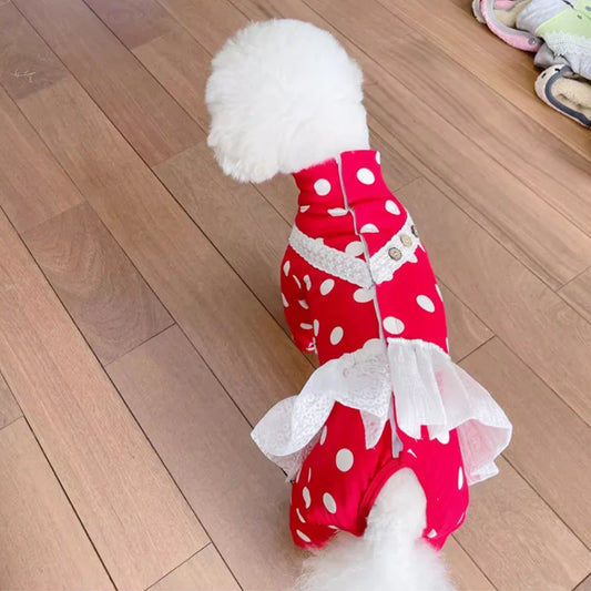 100% Cotton  Fashion Puppy Dress