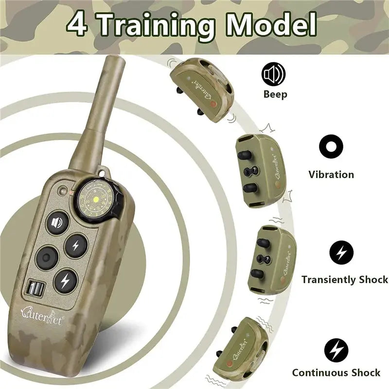 dog training collar Training Collar Pet Dog Remote Control Waterproof Rechargeable Pet Barking Stopper Dog Repellent Control Training Collar WLP Company