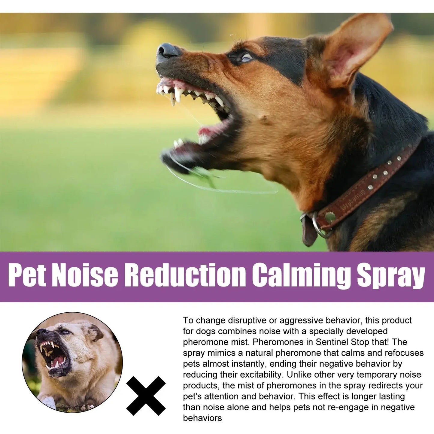 Pets Calming Spray Prevent Howling Relieve Stress Spray Manage Emotions Scratching Fighting Prevention Cat Anti-anxiety Liquid WLP Company