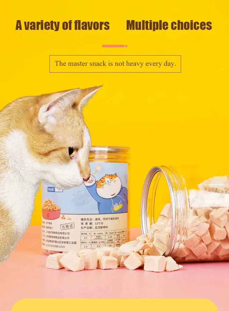 Pet food dog freeze-dried snacks sealed chicken breast egg yolk beef liver freeze-dried cat snacks WLP Company