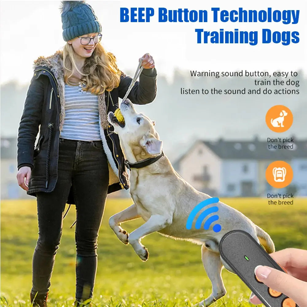 Portable Dog Repeller Ultrasonic Dog Repellent USB Charging Dog Training Device Anti-Barking Prevente Dog Trainer Dog Assistance WLP Company