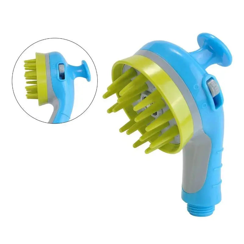pet bath nozzle Practical dog bath massage nozzle pressure thickened pet shower nozzle flower shower special multi-function pet bath spray WLP Company