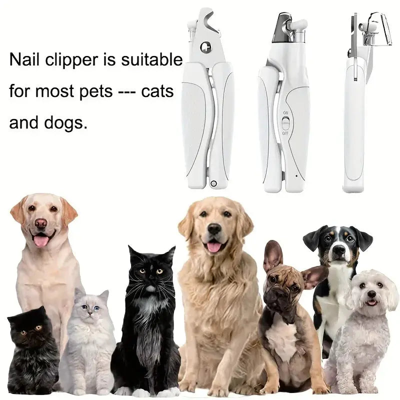 pet nail clipper Cat & Dog Nail Clipper Set – Professional Pet Claw Trimmer with Safety Guard, Nail Grinder & Scissors for Small To Large Pets WLP Company