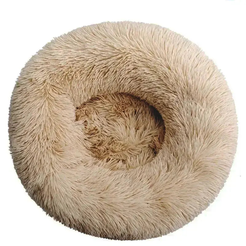 40-90cm Round Pet Bed for Large Dog Bed Super Soft Cat Bed Long Plush Dog House for Medium Dog House Winter Warm Sleeping WLP Company