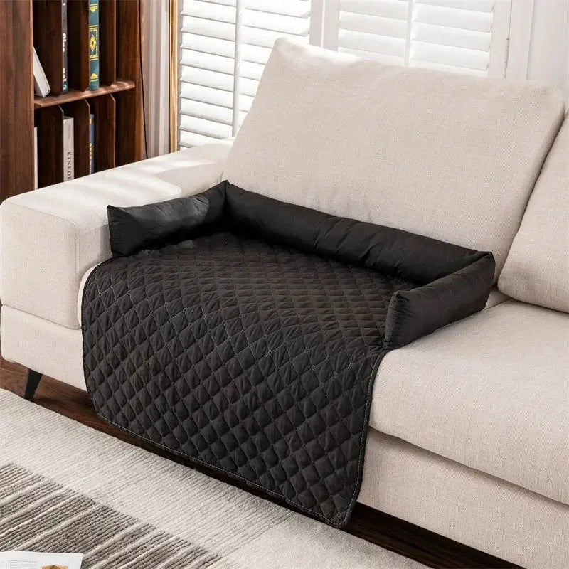 waterproof pet blanket Dog Bed Blanket Mat Dog Sofa Couch Slipcover Pet Pad with Neck Pillow Washable Cat Calming Nest for Travel Home WLP Company