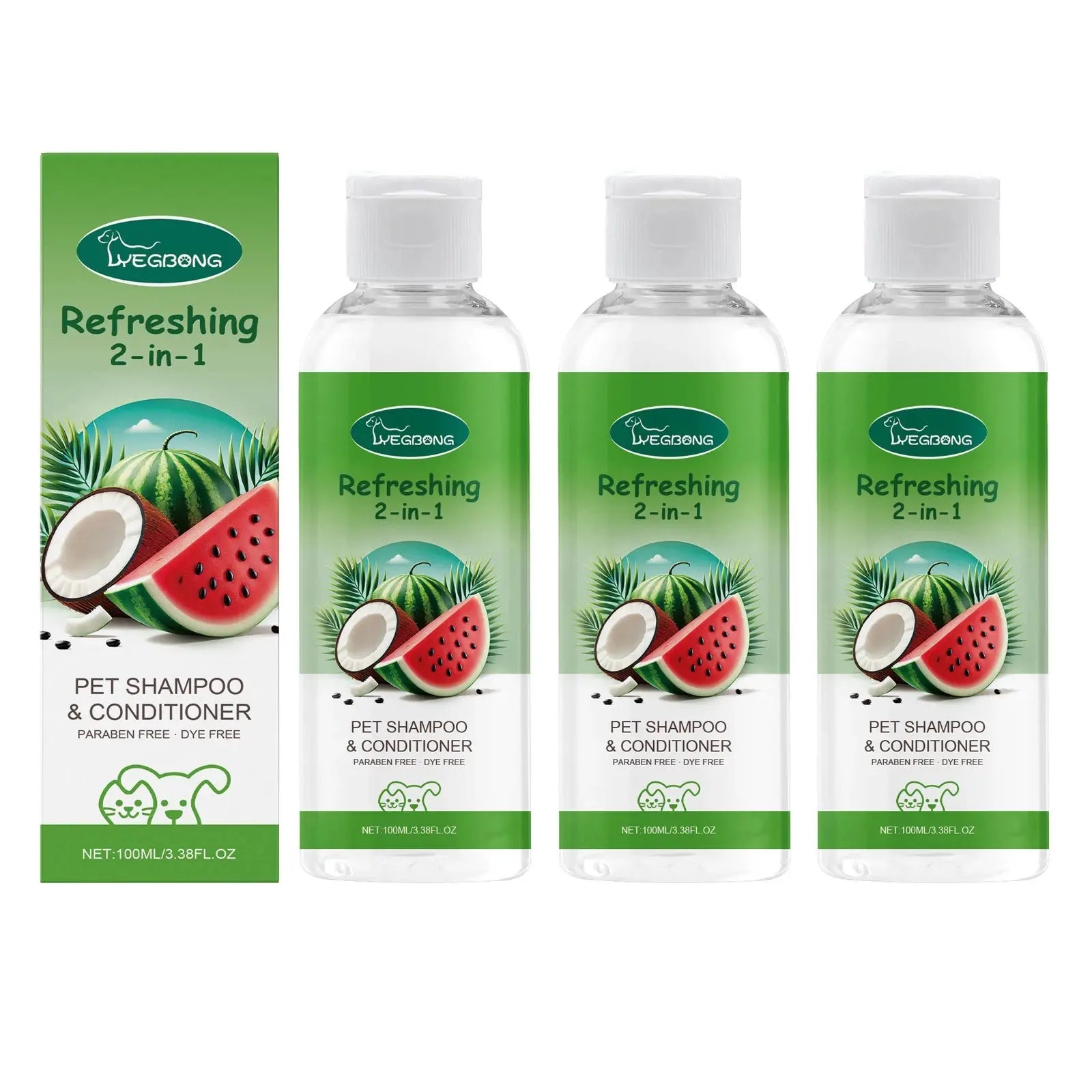 dog shampoo Yegbong Pet Shampoo Conditioner 2-in-1 Remove Dirt Smooth Fur Relieve Itching Deodorizing Long Lasting Fragrance Dogs Shower Gel WLP Company