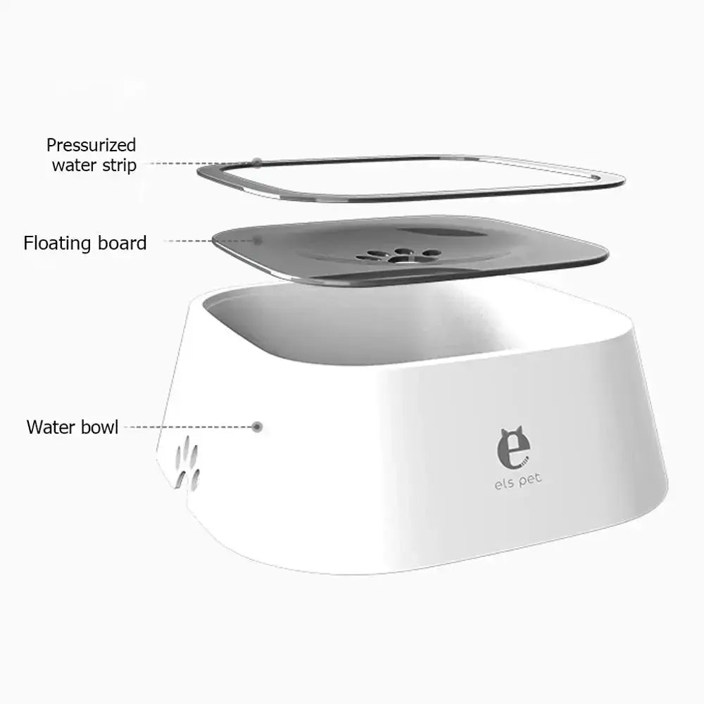 non-wetting water bowl  Mouth Pets Drinking Water Bowl WLP Company