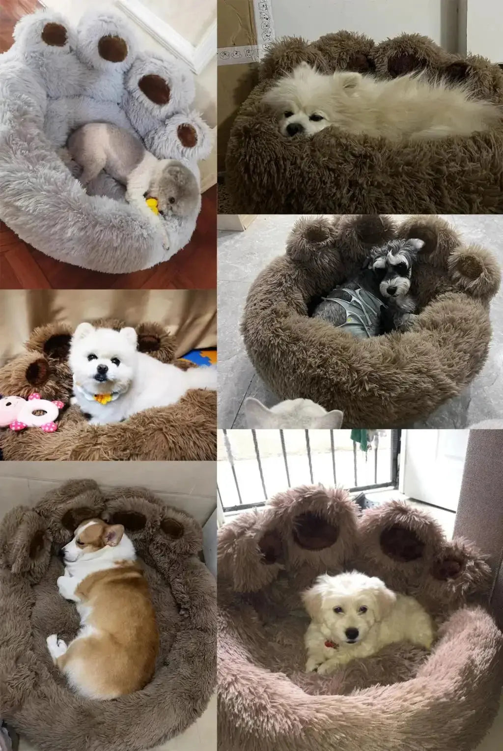 dog bed Winter Warm Dog Sofa Bed Small Medium And Large Dog Plush Sleeping Kennel Comfortable Soft Detachable And Washable Pet Nest WLP Company