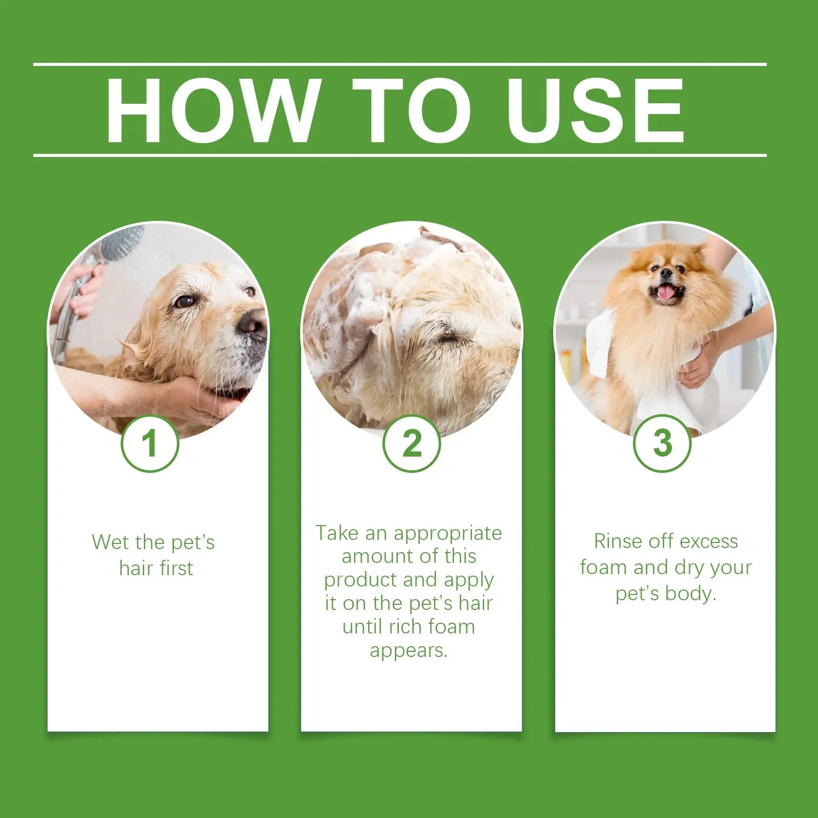 dog shampoo Yegbong Pet Shampoo Conditioner 2-in-1 Remove Dirt Smooth Fur Relieve Itching Deodorizing Long Lasting Fragrance Dogs Shower Gel WLP Company