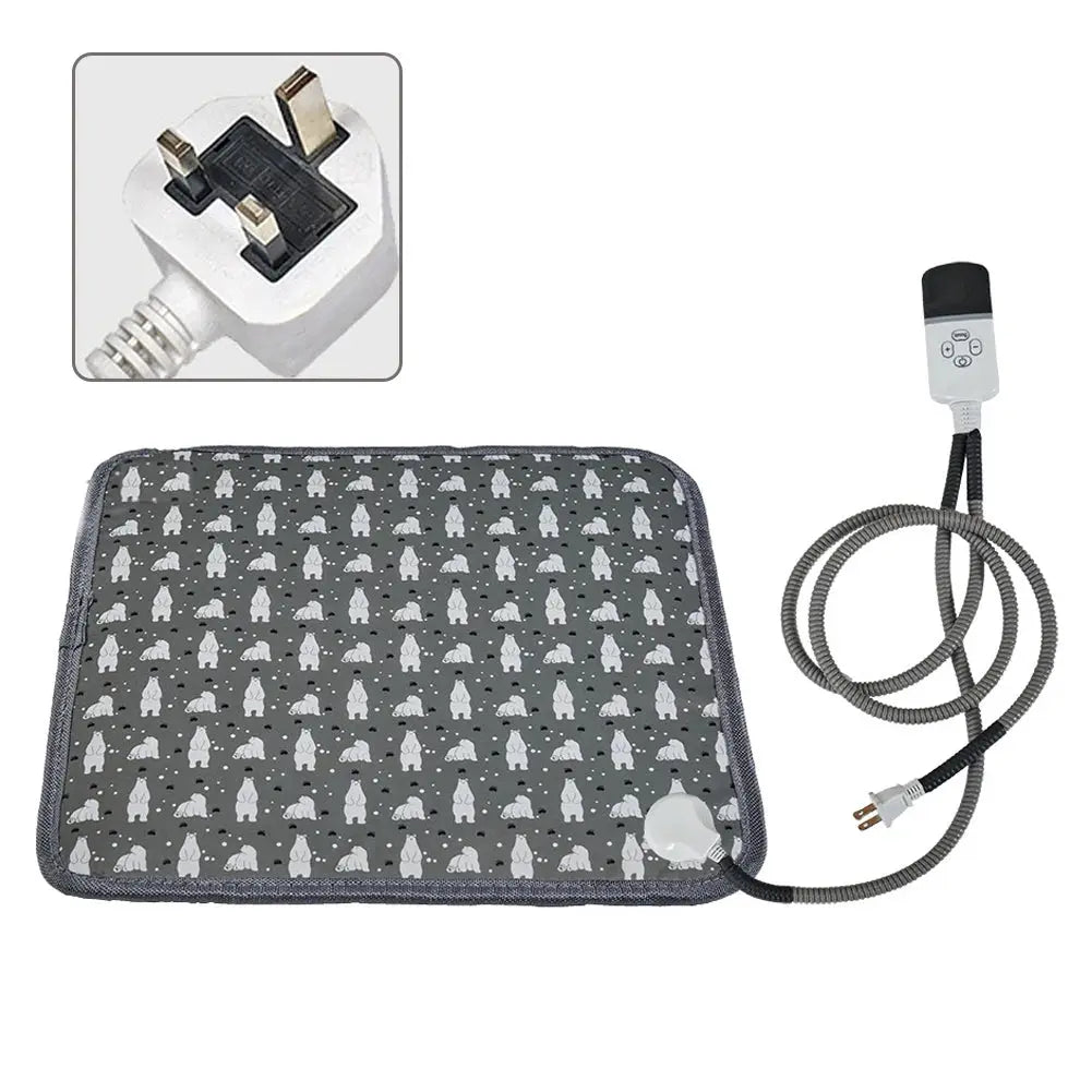 220V 20W Pet Electric Heating Pads Heated Blanket Winter Dog Cats Warmer Mat Sleeping Bed Pet Supplies Washable blanket Mats WLP Company