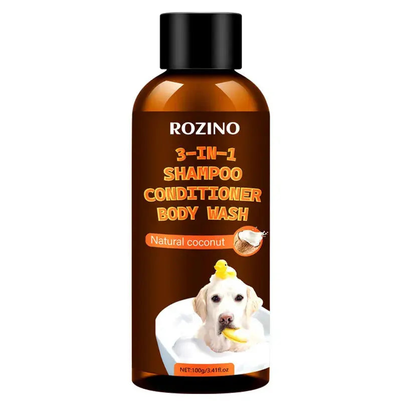 Pet Shampoo and Conditioner 3 in 1 Plant Based Organic Sulfate Free Soap Free Tear Free Moisturizer for Pets Cats and Dogs WLP Company