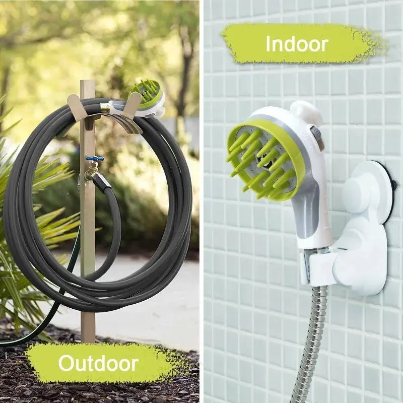 pet bath nozzle Practical dog bath massage nozzle pressure thickened pet shower nozzle flower shower special multi-function pet bath spray WLP Company
