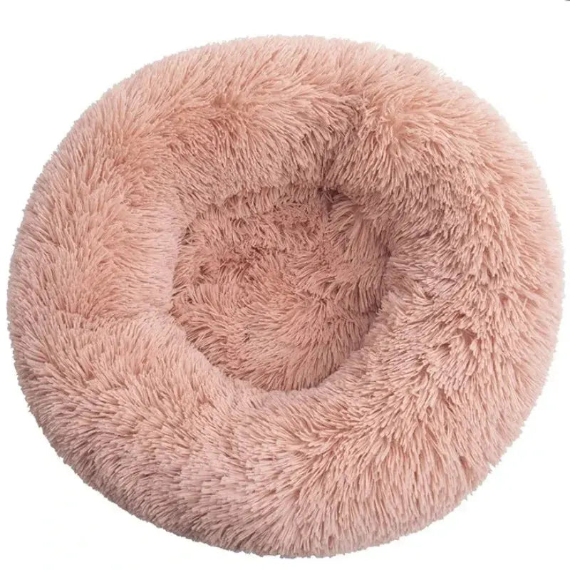40-90cm Round Pet Bed for Large Dog Bed Super Soft Cat Bed Long Plush Dog House for Medium Dog House Winter Warm Sleeping WLP Company