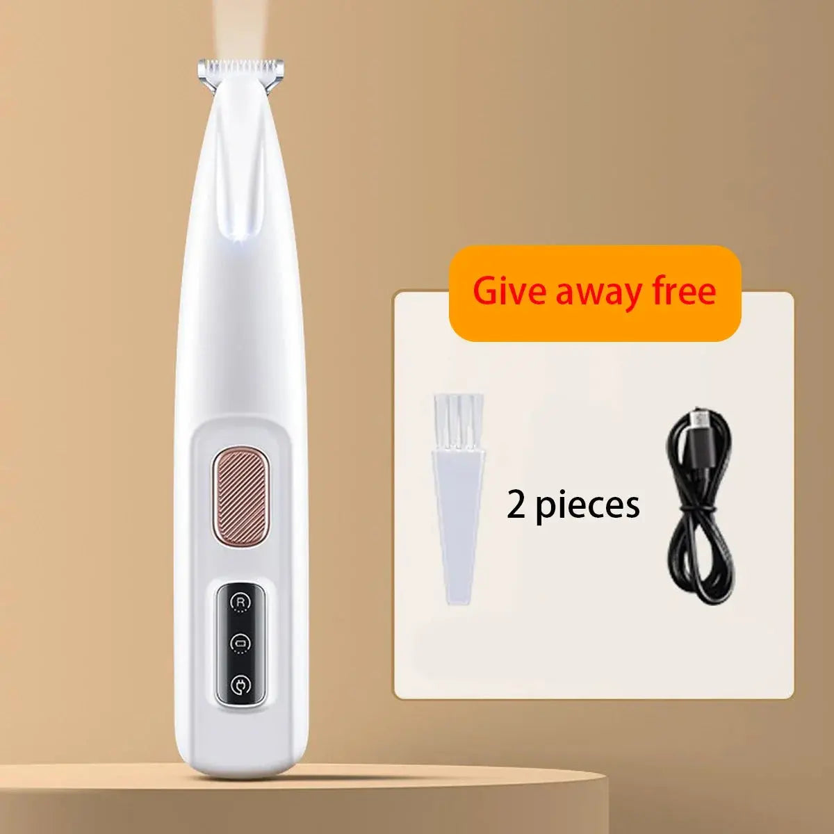 New Dog Paw Trimmer with LED Light Fully Waterproof WLP Company