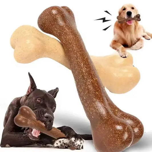 Dog Chew Toys Bone Chews Toys Nearly Indestructible Natural Non-Toxic Anti-bite Puppy Toys For Small Medium Large Dog Pet Chew Toy WLP Company