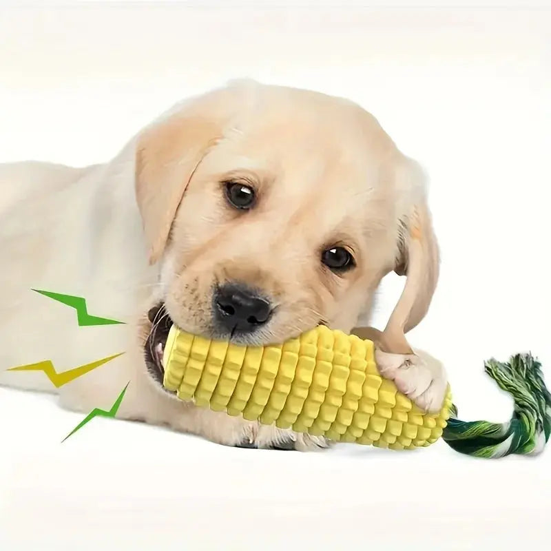 Dog Chew Toys for Aggressive Chewers, Teeth Cleaning Chew Toy,Corn Shape Interactive Dog Dental Toys for Medium Large Puppy Dogs WLP Company