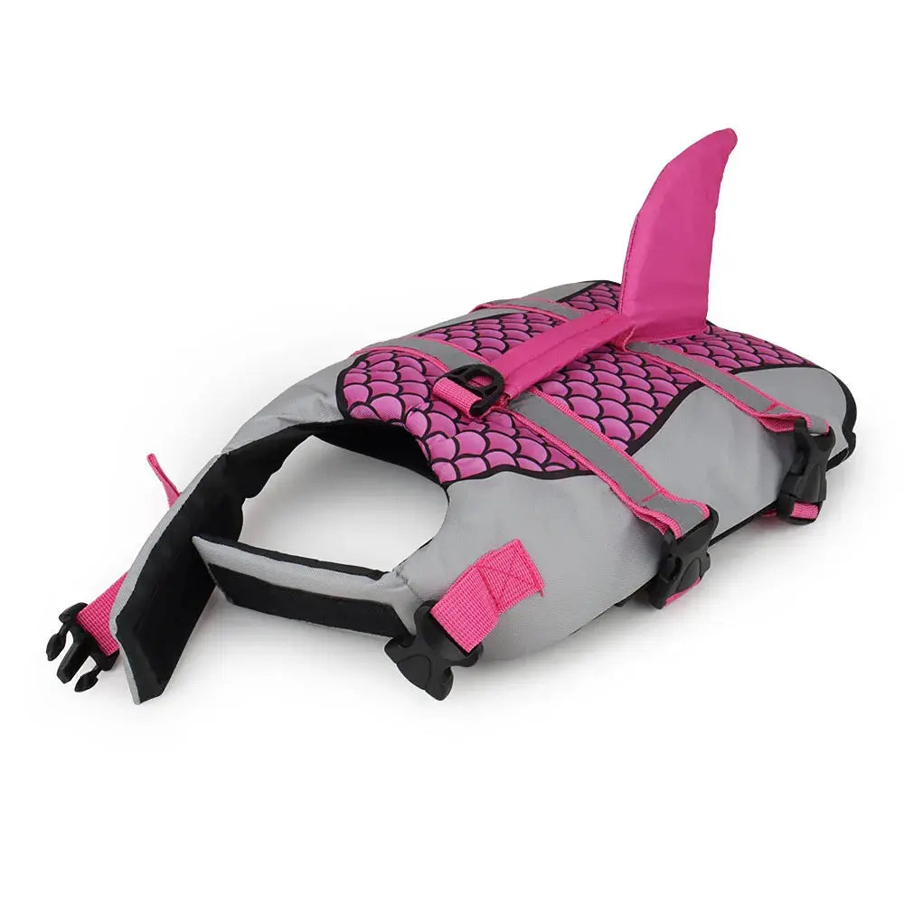 dog life jacket Scales Shark Swim Dog Clothes Pet Life Jacket Vest Harness Pet Swimming Summer Swimwear WLP Company
