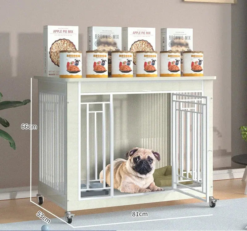 Heavy Duty Dog Cage Large Dogs Cage - High Strength Steel and Wood WLP Company