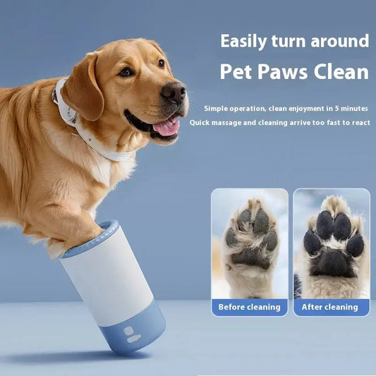 Pet Foot Washing Machine Electric Pet Paw Cleaner Automatic Dog Quick Cleaner Pet Paw Portable Low Noise Waterproof Foot Cup WLP Company