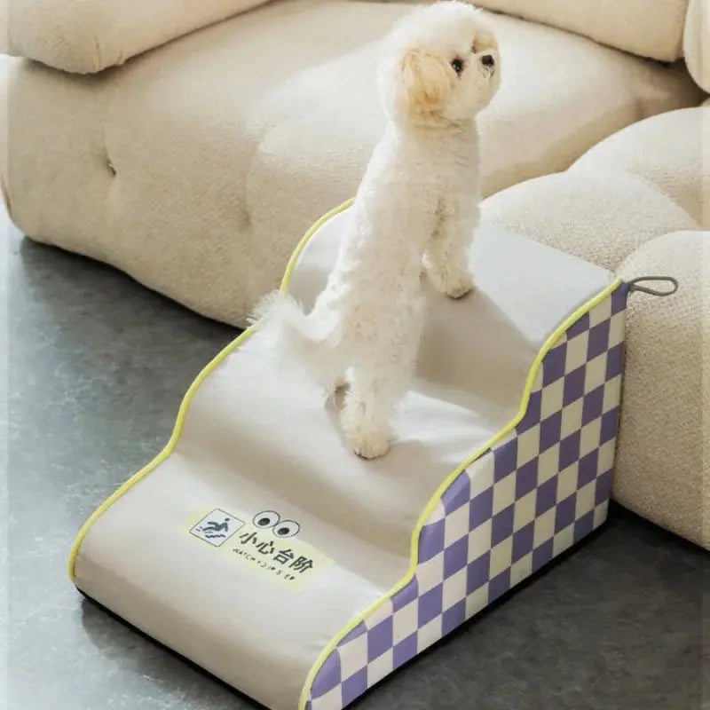 Pet Stairs 2/3 Steps Climb Stairs for Small Dog Cat Puppy Ramp Ladder Anti-slip Removable staircase Ladder Dogs Bed Ramp Ladder WLP Company