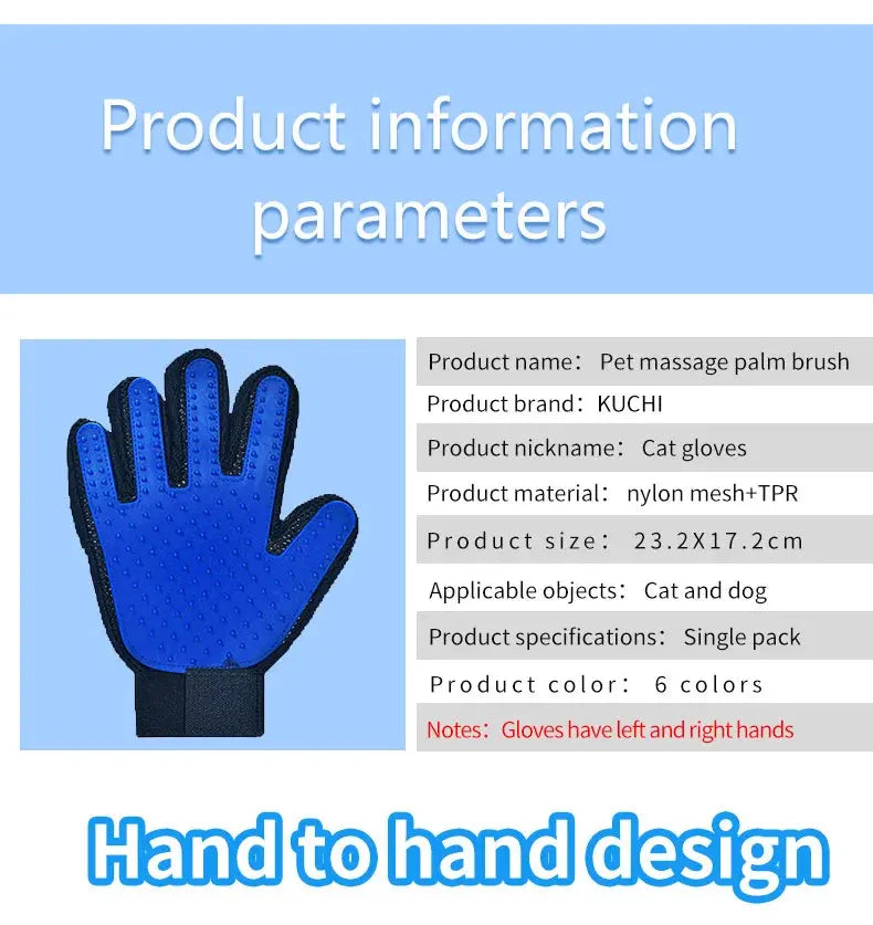 Cat Hair Removal New hot Sell 1PC Cat Hair Remove Gloves for Pet Beauty WLP Company