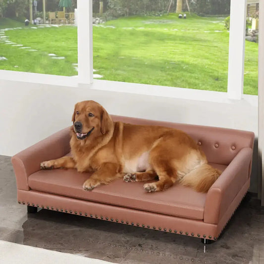 Pet Sofa Bed: BingoPaw Waterproof Sofa-type Dog Bed Pet Snuggle Lounge Bed with Removable Cushion WLP Company