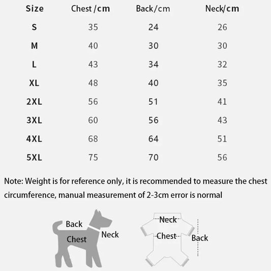 Dog Raincoat 4 Colors S-6XL
