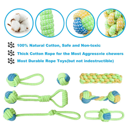 Eco-Friendly Cotton Rope Toy set