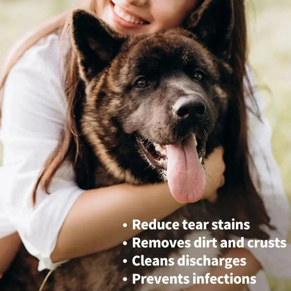 100pcs Pet Wipes for Cats Dogs Tearmark Wet Wipes Cats and Dogs Universal No Irritation Eye Cleaning Wipes Pet Supplies WLP Company
