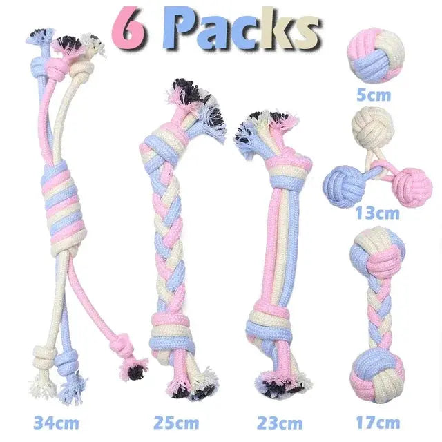 eco-friendly toys Eco-Friendly Cotton Rope Toy Set WLP Company