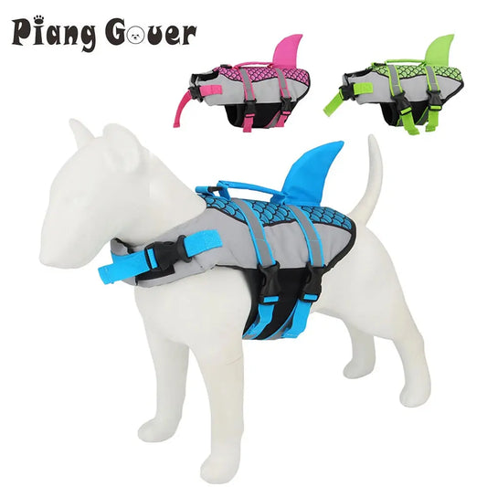dog life jacket Scales Shark Swim Dog Clothes Pet Life Jacket Vest Harness Pet Swimming Summer Swimwear WLP Company