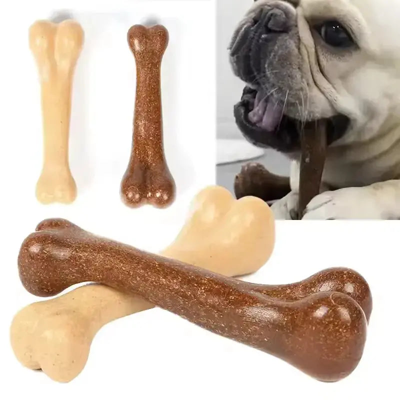 Dog Chew Toys Bone Chews Toys Nearly Indestructible Natural Non-Toxic Anti-bite Puppy Toys For Small Medium Large Dog Pet Chew Toy WLP Company