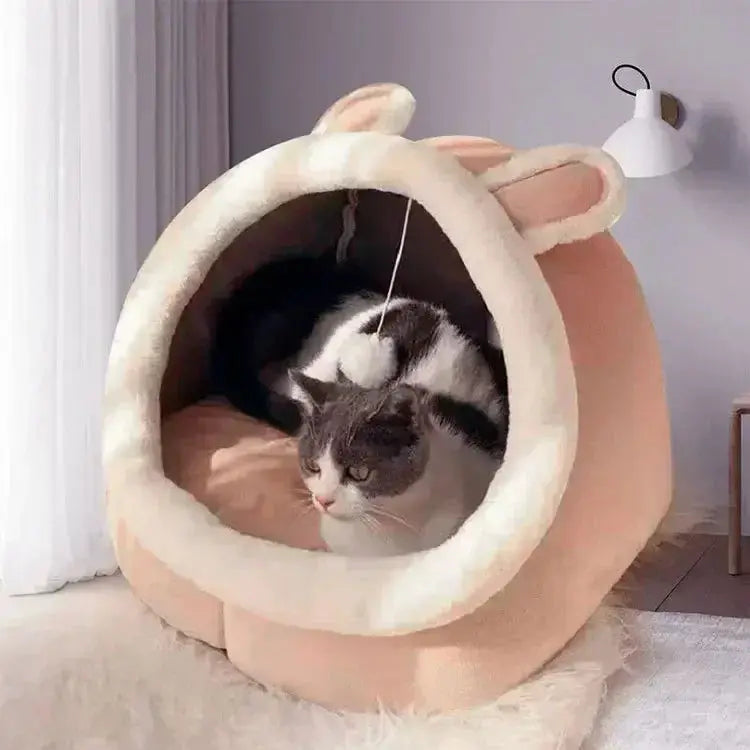 Cat Bed Washable Cave House - Ultimate Comfort & Warmth for Your Feline WLP Company