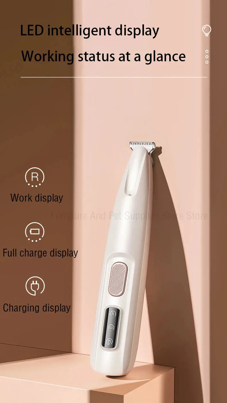 New Dog Paw Trimmer with LED Light Fully Waterproof WLP Company
