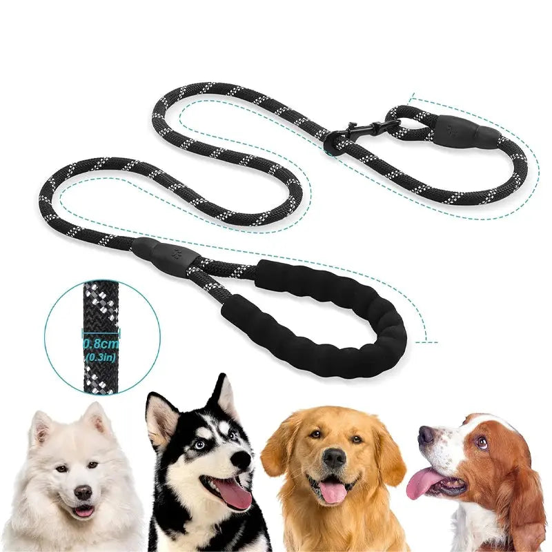 pet towing rope Pet Adjustable Reflective Nylon Tow Rope Towing Rope WLP Company