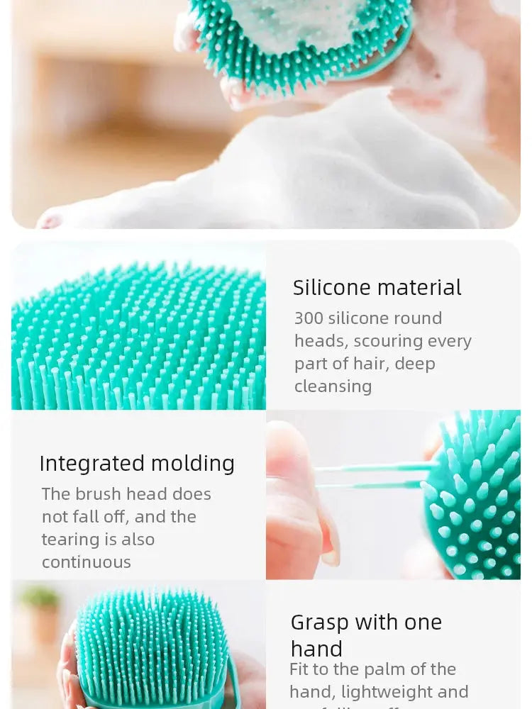 Pet bathing shower Soft Silicone Bathing Shower Massager | Gentle & Effective - PetCare WLP Company