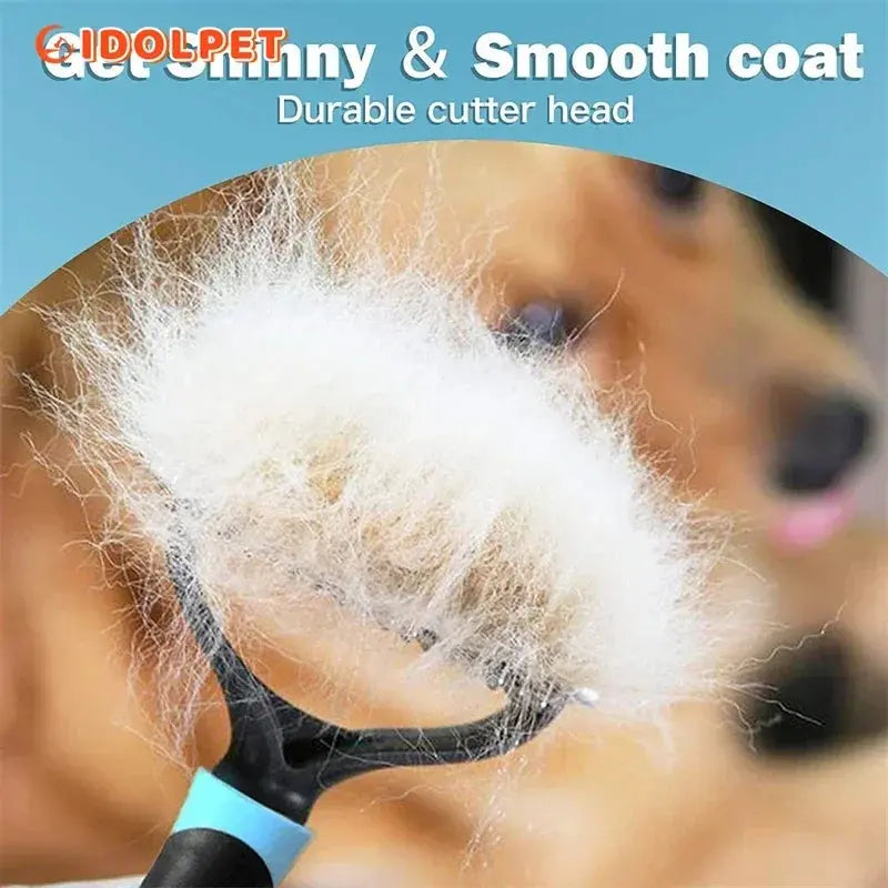 Professional Pet Deshedding Brush | 2 Sided | Reduce Shedding - PetGroom WLP Company