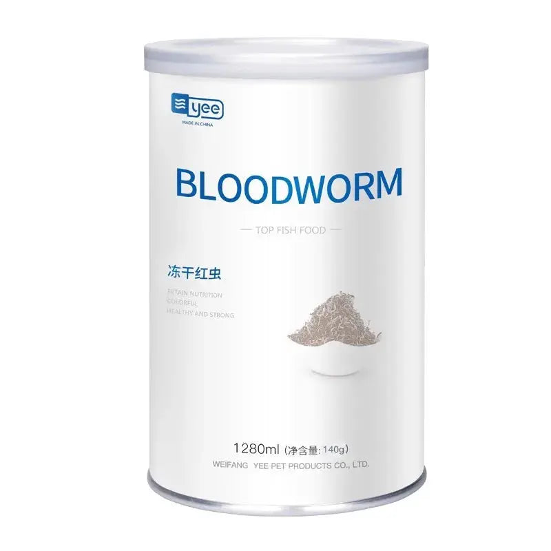 Yee Freeze-Dried Aquatic Treats - Nutrient-Rich Brine Shrimp & Bloodworm Combination for Nano Fish | 100% Natural Protein Source WLP Company