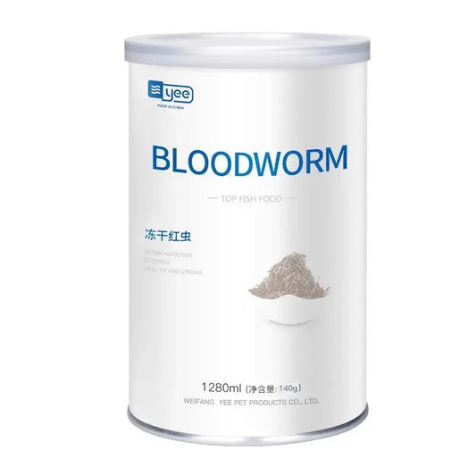 Yee Freeze-Dried Aquatic Treats - Nutrient-Rich Brine Shrimp & Bloodworm Combination for Nano Fish | 100% Natural Protein Source WLP Company