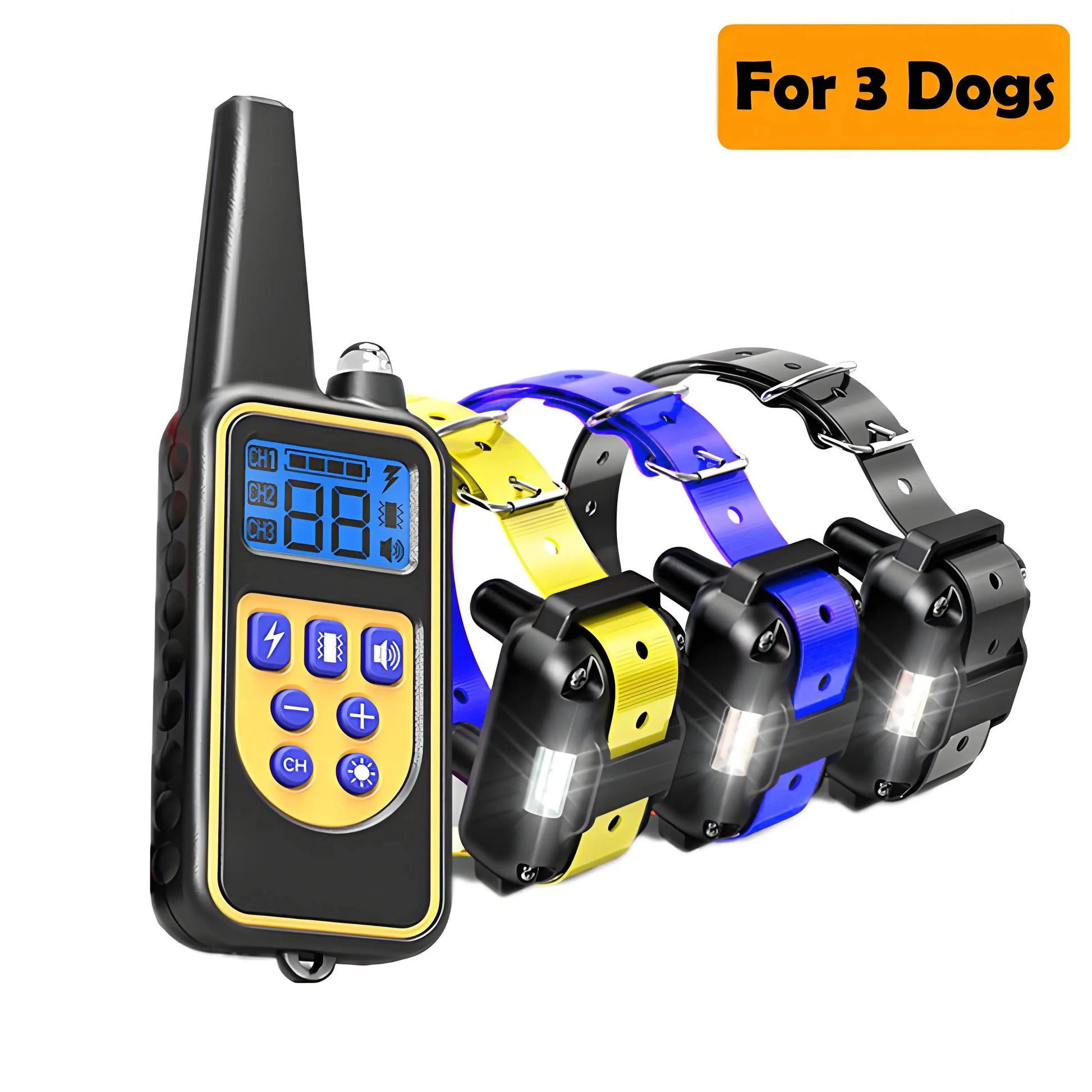 Professional Dog Training Collar with LCD Screen - 800m Range Waterproof System WLP Company