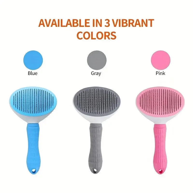 pet hair remover Effortlessly Remove Pet Hair - One-Click Comb for Dogs and Cats WLP Company