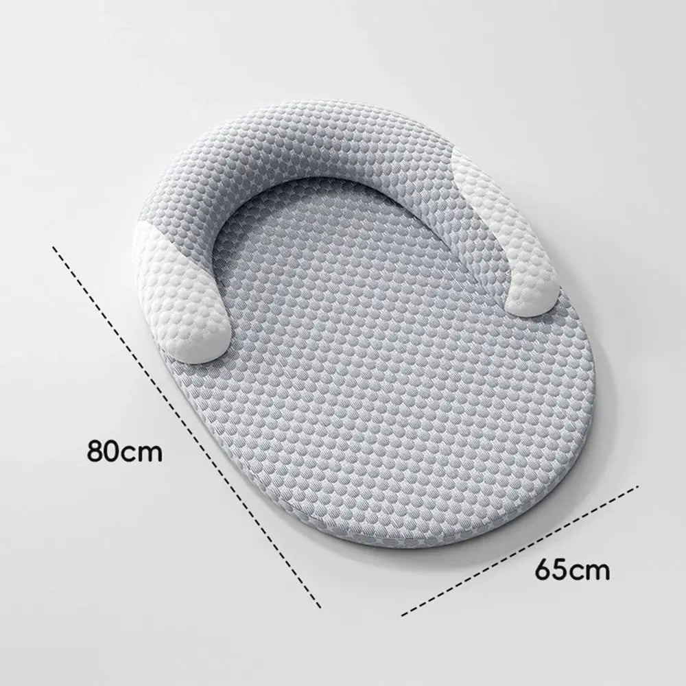 Dog Cooling Pad Mat with Pillow for Pet Puppy Cat Ice Cold Bed Sleeping Dog Cooling Mat Accessories Detachable Washable Mattress WLP Company