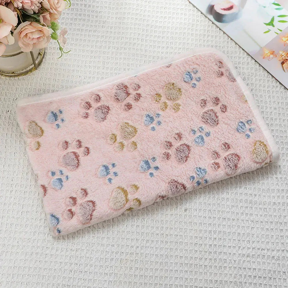 Dog Bed Blanket Bed Mat Soft Fleece Cat Blanket Cute Printed Pet Travel Mat Breathable Cozy Warm Blankets for Small Medium Dogs WLP Company