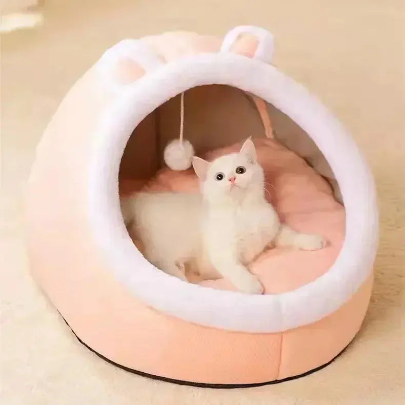 Cat Bed Washable Cave House - Ultimate Comfort & Warmth for Your Feline WLP Company