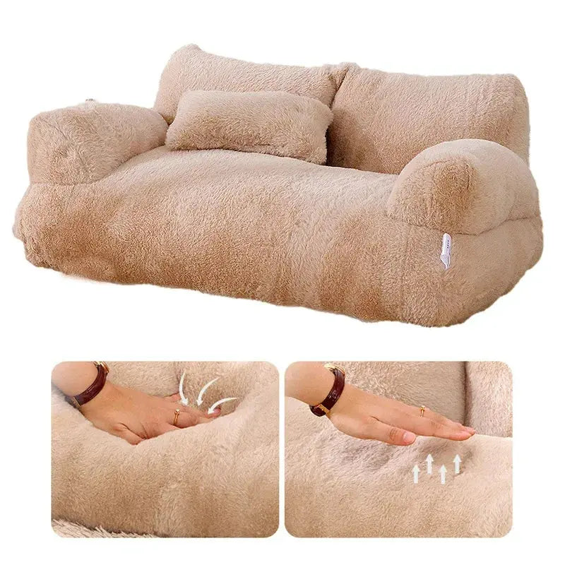 Luxury Cat Bed Sofa Winter Warm Cat Nest Pet Bed for Small Medium Dogs Cats Comfortable Plush Puppy Bed Pet Supplies WLP Company