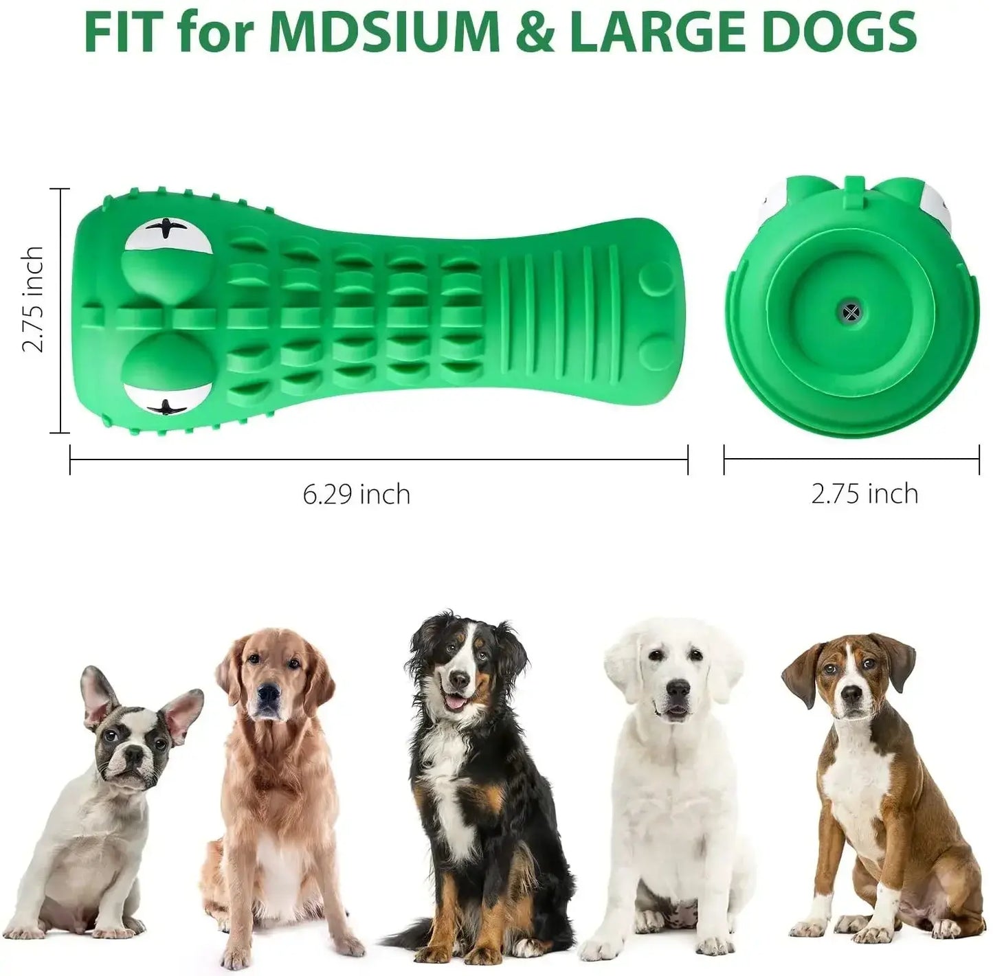Pet Dog Chew Toys Rubber Chew Toy Aggressive Chewers Dog Toothbrush Doggy Puppy Dental Care For Dog Pet Accessories WLP Company